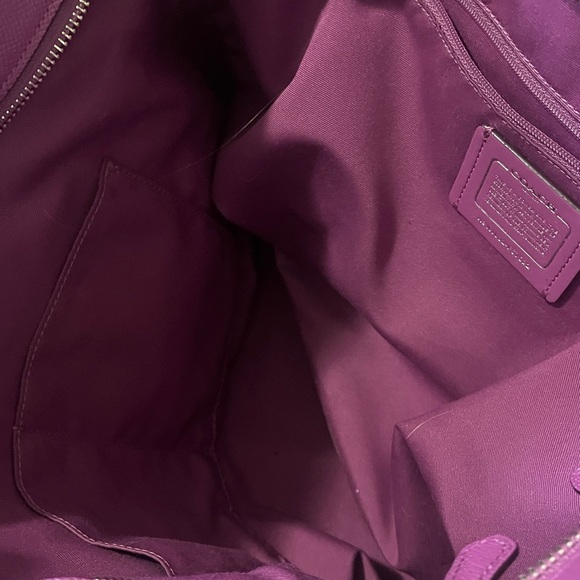 Coach Fuchsia Tote Bag - Picture 4 of 6